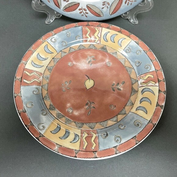 Coffee Shoppe by Sango Salad Plates Sue Zipkin Cinnamon Coffee Dark Roast Blend - Picture 3 of 9